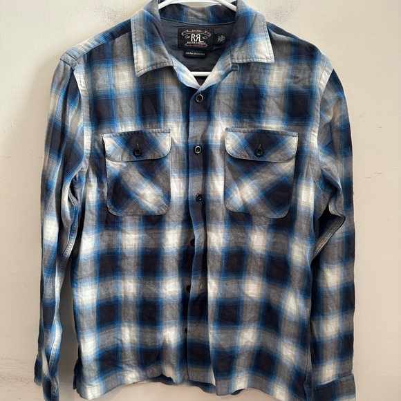 Double R Ralph Lauren RRL 25th Anniversary Plaid Shirt Men’s Size Small